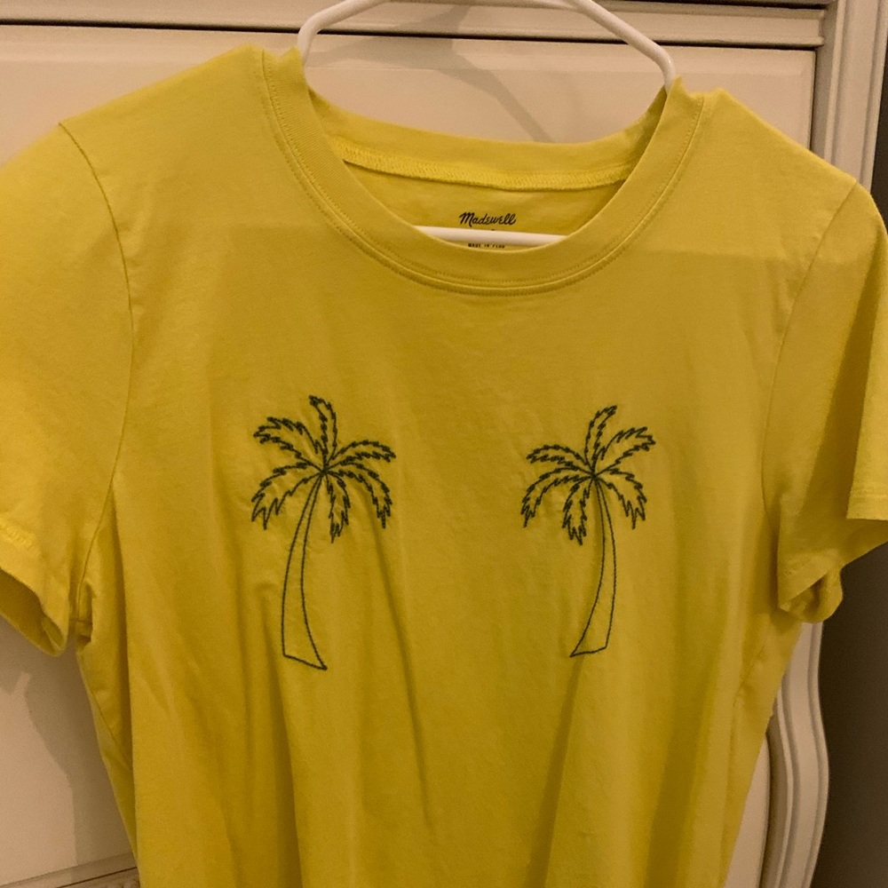 Madewell Yellow Palm Trees Top